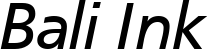 PalmaSSK Italic font on a custom t-shirt