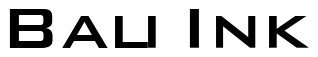 Font BankGothicCMdBT-Medium: Bali Ink