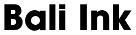 Font Avant-Garde-Gothic-Bold: Bali Ink