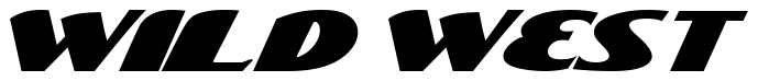 Font 1-HalfDome-Script-DNA: WILD WEST