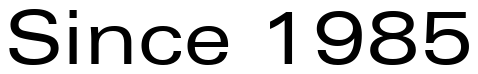 Font Zurich-Extended-BT: Since 1985