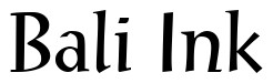 Font 12-Post-Antiqua-Roman-05554: Bali Ink