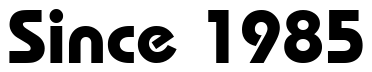 Font 00222: Since 1985