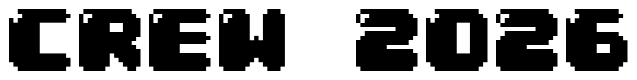 Font 04b-30: CREW 2026