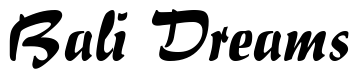 Font Brush-Flair: Bali Dreams