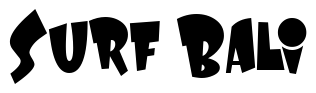Font 0-Big-Kiss-DNA: Surf Bali