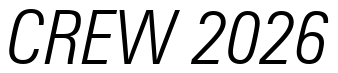 Font Zurich-Light-Condensed-Italic-BT: CREW 2026