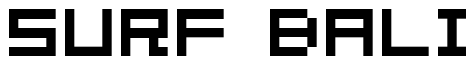 Font 04b08: Surf Bali