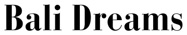 Font 12BauerBodoni-24033-Condensed-Bold: Bali Dreams