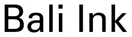 Font Zurich-Win95BT: Bali Ink