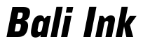 Font CorpusGothicAlternative-Italic: Bali Ink