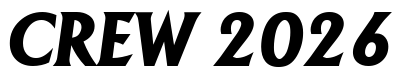 Font Andre-Heavy-SF-Bold-Italic: CREW 2026
