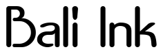 Font 2-Nelson-ShoCard-DNA: Bali Ink