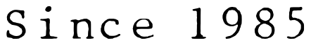 Font 01196d: Since 1985