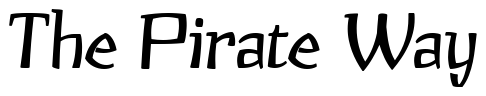 Font Zupiter: The Pirate Way