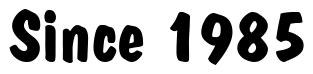 Font 00249: Since 1985