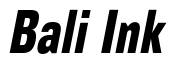 Font CorpusGothic-CondensedOblique: Bali Ink