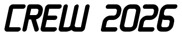 Font 11S01-Black-Tuesday-Italic: CREW 2026
