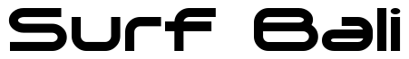 Font Zygo: Surf Bali