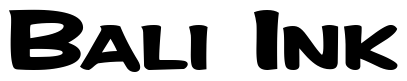 Font 0-Taylor-Caz-DNA: Bali Ink