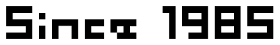 Font 04b-03b: Since 1985
