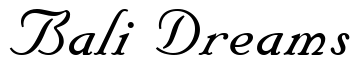 Font AT-Floridian-Script: Bali Dreams
