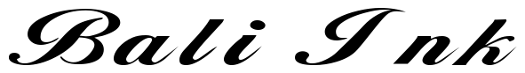 Font ZimmermanExtended: Bali Ink