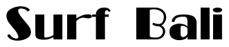 Font SouthBeache: Surf Bali