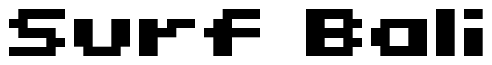 Font 04b11: Surf Bali