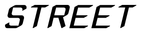 Font ZyphyteOblique: STREET