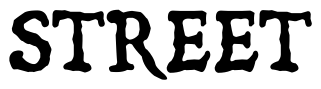 Font 1550: STREET