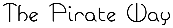 Font ZirkleOne-Roman: The Pirate Way