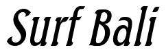Font Beach-Thin-Italic preview