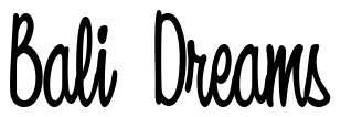 Font 1-Bicarbonate-DNA: Bali Dreams