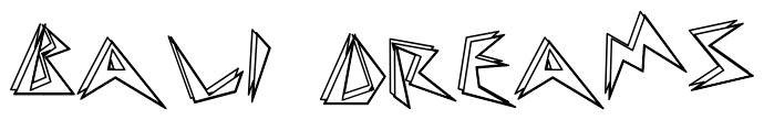 Font BeeBopp-Hollow preview