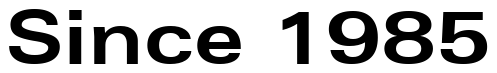 Font Zurich-Bold-Extended-BT: Since 1985