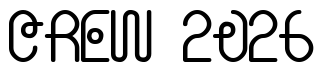 Font Zion: CREW 2026