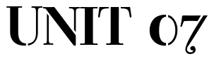 Font Bodoni-Classic-Stencil-PDF: UNIT 07