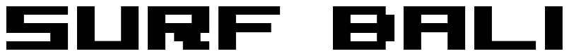 Font 04b-09: Surf Bali