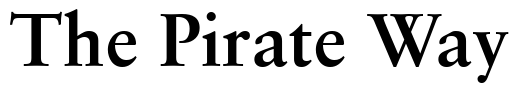 Font 12Sabon-07232-Bold: The Pirate Way