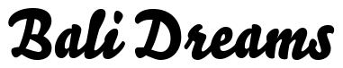 Font Bello-Script: Bali Dreams