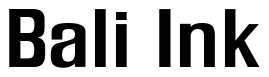 Font CgFiedlerGothic-Bold: Bali Ink