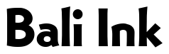 Font Bernhard-Gothic-Heavy: Bali Ink
