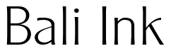 Font CleargothicLH-Regular: Bali Ink