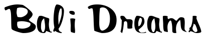 Font BardotScriptSSK: Bali Dreams