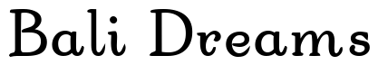 Font BauderieScriptSSK-Bold: Bali Dreams