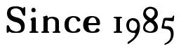 Font 18thCentury: Since 1985