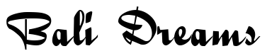 Font Bailey-Script: Bali Dreams