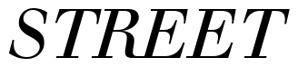 Font 12-Walbaum-Italic-13263: STREET