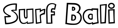 Font 0-Toon-Block-DNA: Surf Bali